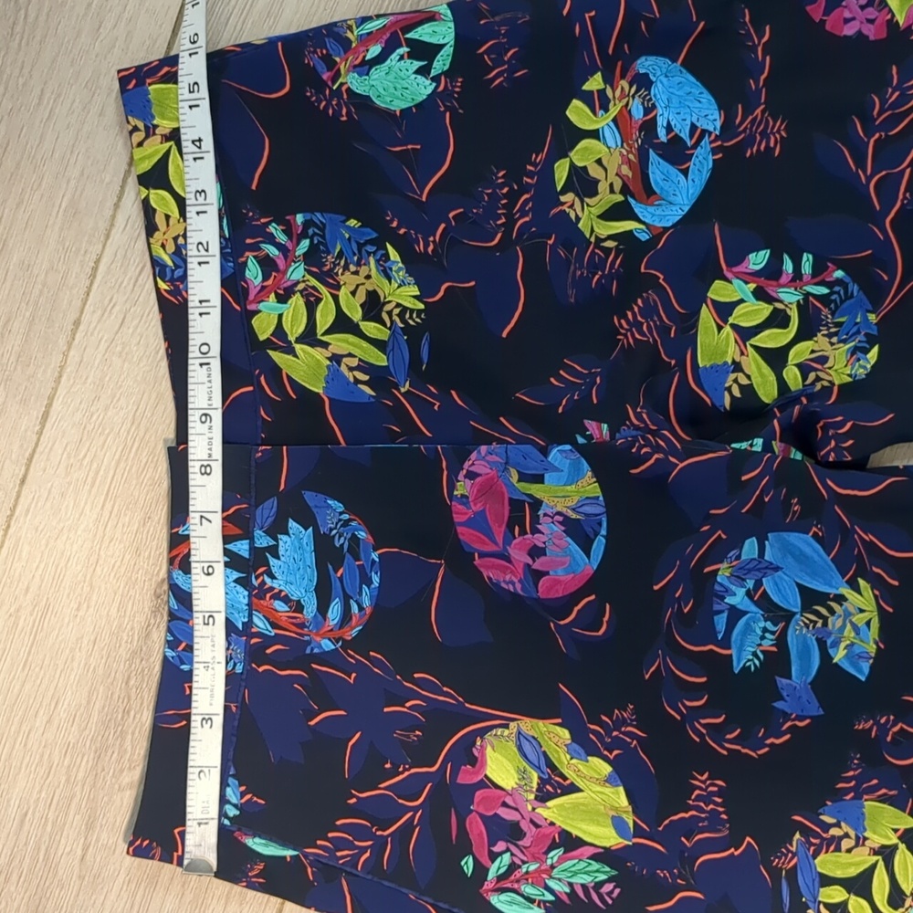 Marc Cain floral print lightweight pants Sz 8 - Picture 6 of 11